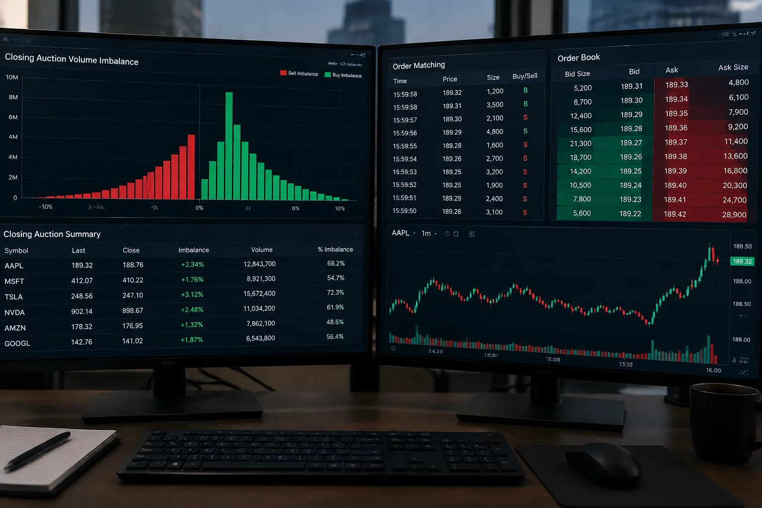 End-of-Day Auction Execution Divergence