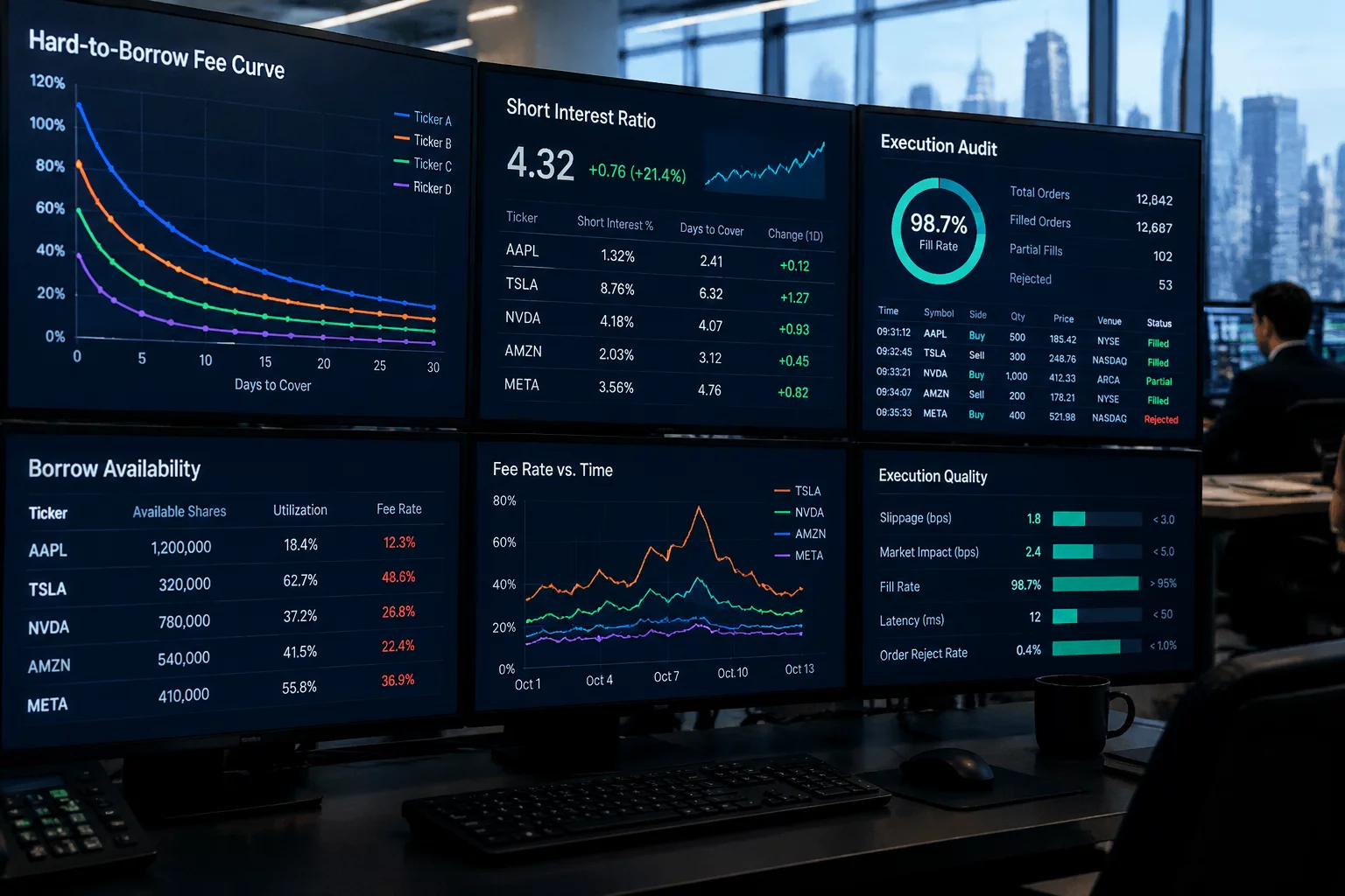 Short Sale Borrow Rate Simulation Blindspot