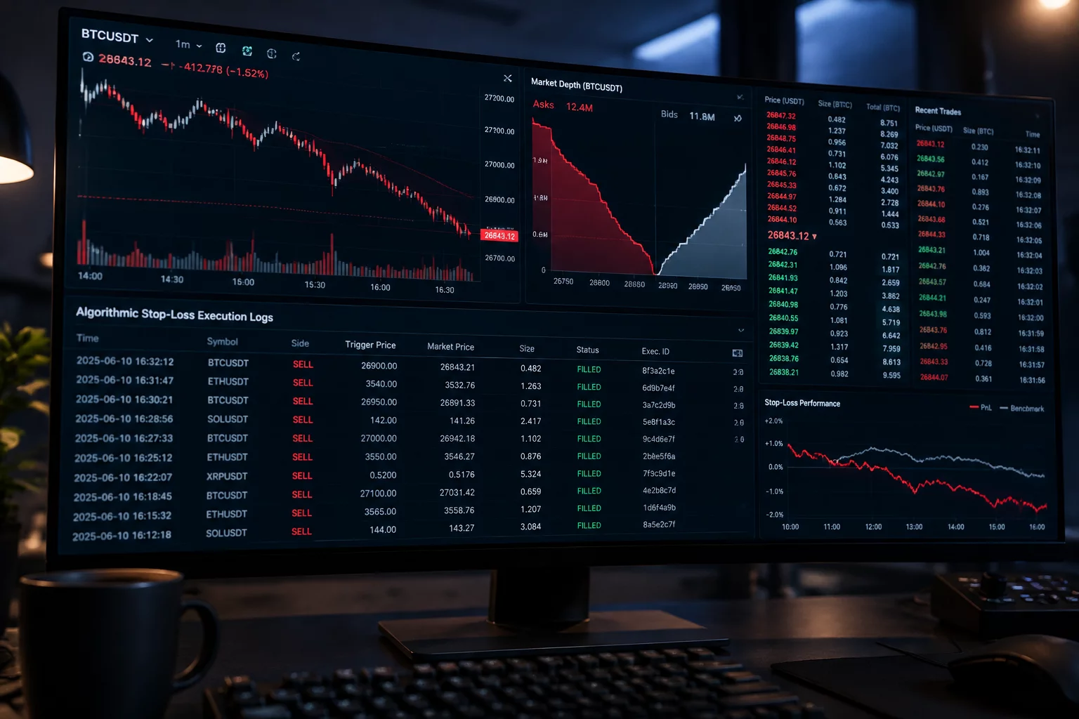 Stop Loss Slippage Disparity in Tech Momentum